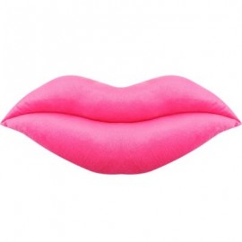 image of SOFT RED LIPS SHAPE PLUSH TOY NOVELTY PILLOW CUSHION BOLSTER (ROSE RED) 54.00 x 27.00 x 11.00 cm