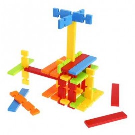 image of 50PCS CHILDREN COLORFUL BUILDING BLOCK BRICKS EDUCATIONAL TOY SET (COLORMIX) -