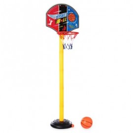 image of LARGE ADJUSTABLE BASKETBALL STAND OUTDOOR SPORT SET CHILD CHRISTMAS TOY WITH INFLATOR PUMP (COLORMIX) -