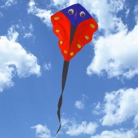 image of COLORFUL CARBON STEEL HIGHFIN GROUPER STYLE FLYING KITE OUTDOOR SPORTS GAME (COLORMIX) SIZE L