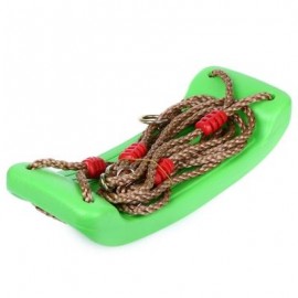 image of CHILDREN INDOOR OUTDOOR HANGING PLAYGROUND GARDEN BELT SWING SEAT TOYS (CYAN) -