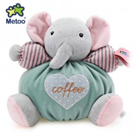 image of METOO STUFFED PLUSH DOLL TOY BIRTHDAY CHRISTMAS GIFT FOR BABY (LIGHT GREEN) 26.00 x 26.00 x 13.00 cm