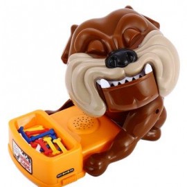 image of BEWARE OF THE BULLDOG BOARD GAMES CHILDREN NOVELTY FUNNY TOYS (BROWN) -