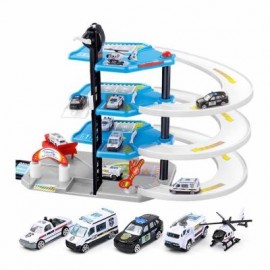image of MANUAL DIY EARLY EDUCATION LARGE ASSEMBLY CAR PARK TRACK CAR TOYS (COLORMIX) 0