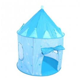 image of KIDS PORTABLE FOLDABLE PLAY TENT CUBBY HOUSE CASTLE OUTDOOR SPORT TOY (LAKE BLUE) One Size