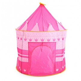 image of CHILDREN FOLDING PLAY HOUSE PORTABLE OUTDOOR INDOOR TOY TENT CASTLE CUBBY PLAYHUT (RED) One Size