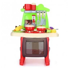 image of RANXIAN LUXURY SIMULATION KITCHEN COOKING TOOLS KIT FOR KIDS (RED) -