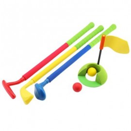 image of WTWY KIDS COLORFUL GOLF SET OUTDOOR SPORTS GAME PRESCHOOL EDUCATION TOY (COLORMIX) One Size