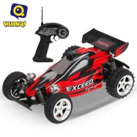 image of HUANQI 545 4CH 2WD HIGH SPEED 11.5KM/H REMOTE CONTROL CROSSING CAR RTR VEHICLE TOY (RED WITH BLACK) -