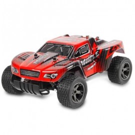 image of JULE UJ99 - 2812B 2.4GHZ 1:18 RC CAR RTR 20KM/H / SHOCK ABSORBER / IMPACT-RESISTANT PVC SHELL (RED) -