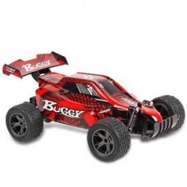 image of JULE UJ99 - 2810B 2.4GHZ 1:18 RC CAR RTR 20KM/H / SHOCK ABSORBER / IMPACT-RESISTANT PVC SHELL (RED) -