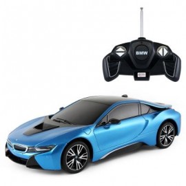 image of RASTAR BMW I8 REMOTE-CONTROLLED RACING CAR TOYS DEFORMATION MODE REMOTE CONTROL TO OPEN THE DOOR 59200 (BLUE) 0