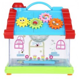 image of KUNSHENG FUNNY MUSICAL HOUSE PIANO ELECTRIC STARLIGHTS KIDS EARLY INTELLIGENT GIFT TOY (COLORMIX) One Size