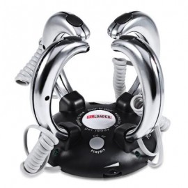 image of LIGHTNING REACTION TRICK TOY FOR 2 - 4 PEOPLE PUNISH GAME (SILVER AND BLACK) 16.00 x 18.00 x 16.00 cm