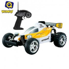 image of HUANQI 545 4CH 2WD HIGH SPEED 11.5KM/H REMOTE CONTROL CROSSING CAR RTR VEHICLE TOY (YELLOW) -