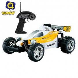 image of 545 4CH 2WD HIGH SPEED 11.5KM/H REMOTE CONTROL CROSSING CAR RTR VEHICLE TOY (YELLOW) 32.50 x 18.50 x 14.50 cm