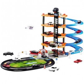 image of 3D CAR PARKING LOT DIY MODEL ASSEMBLY TOY FOR CHILDREN (COLORMIX) -
