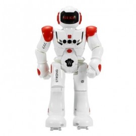 image of GESTURE SENSOR INTELLIGENT CONTROL PROGRAMMING DANCING WALKING SING RC ROBOT TOY (RED) 0