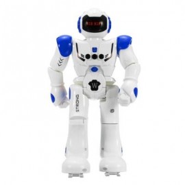 image of GESTURE SENSOR INTELLIGENT CONTROL PROGRAMMING DANCING WALKING SING RC ROBOT TOY (BLUE) 0