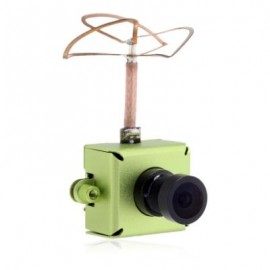 image of JF - 01 40CH 800TVL 25MW 148 DEGREE FOV MINI CAMERA WITH TRANSMITTER ANTENNA FOR FPV (GREEN) -
