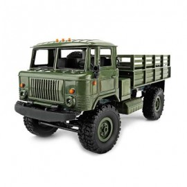 image of WPL B - 24 1:16 2.4G DIY MINI OFF-ROAD RC MILITARY TRUCK FOUR-WHEEL DRIVE / 10KM/H MAXIMUM SPEED (ARMY GREEN) 0