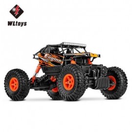 image of WLTOYS 18428 - B 1:18 SCALE 2.4G 4WD RC OFF-ROAD CAR CRAWLER (DARKSALMON) -