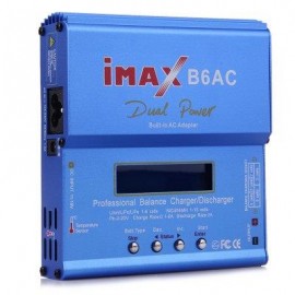 image of IMAX B6AC LCD SCREEN DIGITAL RC LIPO NIMH BATTERY BALANCE CHARGER DISCHARGER (BLUE) -