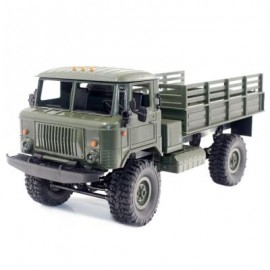image of WPL B - 24 1:16 2.4G MINI OFF-ROAD RC MILITARY TRUCK RTR FOUR-WHEEL DRIVE / 10KM/H MAXIMUM SPEED (ARMY GREEN) 0