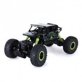 image of 2.4GHZ 1:18 SCALE RC ROCK CRAWLER 4WD OFF-ROAD RACE TRUCK TOY (GREEN, EU PLUG) EU Plug