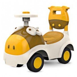 image of CHILDREN VEHICLE DESIGN BABY INFANT TWISTING RIDING CAR DRIFT ACTIVITY WALKER (YELLOW) -
