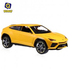 image of HUANQI 666 1:18 SCALE REMOTE CONTROL CAR HIGH SPEED RACING VEHICLE TOY (YELLOW) -