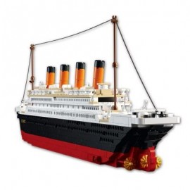 image of SLUBAN BUILDING BLOCKS EDUCATIONAL KIDS TOY BIG TITANIC 1012PCS (COLORMIX) 0
