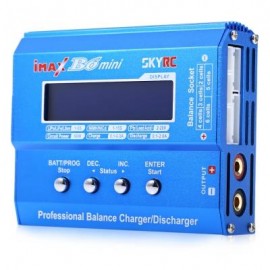 image of GENUINE SKYRC IMAX B6 MINI BALANCE CHARGER / DISCHARGER FOR RC AEROMODELLING BATTERY (BLUE) -