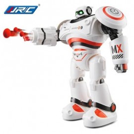 image of JJRC R1 DEFENDERS INFRARED CONTROL ROBOT RTR PROGRAMMABLE MOVEMENT / MISSILE SHOOTING / SLIDING WALKING DANCING MODE (ORANGE) -