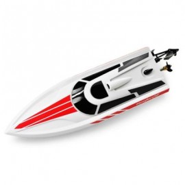 image of VOLANTEX V795 - 1 2.4GHZ 2CH RC RACING BOAT RTR 25KM/H / DEEP-V HULL / WATER-COOLING SYSTEM (WHITE) -
