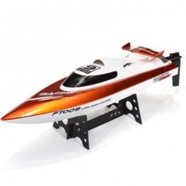 image of FEI LUN FT009 2.4G RC RACING BOAT HIGH SPEED YACHT (CHAMPAGNE GOLD) 0