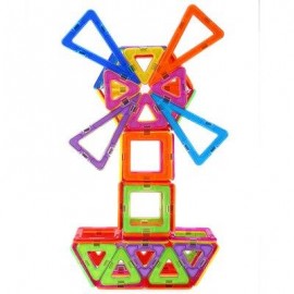 image of YISILE Y881 MAGIC MAGNETIC BLOCK EDUCATIONAL TOY 62PCS / SET (COLORMIX) -