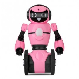 image of WLTOYS F4 TWO-WHEELED SMART ROBOT WIFI CAMERA / DANCE / MUSIC / GESTURE / G-SENSOR CONTROL / AVOIDANCE MODE (PINK) 0