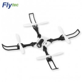 image of FLYTEC T15 FOLDABLE RC QUADCOPTER 0.3MP 4CH WIFI CAMERA (WHITE) 0