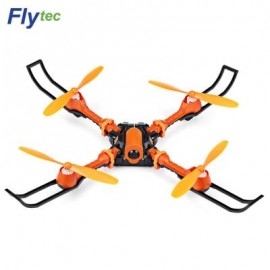 image of FLYTEC T15 FOLDABLE RC QUADCOPTER 0.3MP 4CH WIFI CAMERA (ORANGE) 0