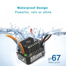 image of SPARE PART SKYRC TS120W IP67 WATERPROOF BRUSHLESS ESC FOR RC CAR (BLACK) -