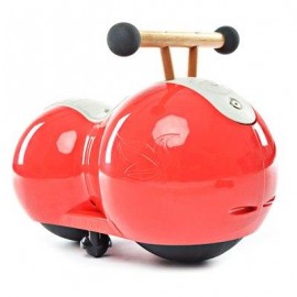 image of YIHANG CHILDREN PEANUT GOURD DESIGN BABY INFANT TWISTING CAR DRIFT WALKER (RED) -