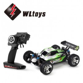 image of A959 - A 1:18 4WD RC OFF-ROAD CAR RTR 35KM/H 2.4GHZ 2CH SPLASHPROOF WITH ALL TERRAIN TIRES SHOCK 24.50 x 17.50 x 9.40 cm