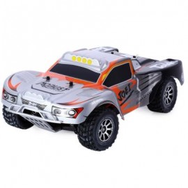 image of A969 2.4G 4WD 1/18 50KM/H RC SHORT COURSE TRUCK (SILVER) 29.00 x 17.50 x 10.50 cm