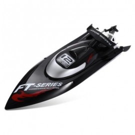 image of FEILUN FT012 2.4G 4CH BRUSHLESS RC RACING BOAT (BLACK) EU PLUG