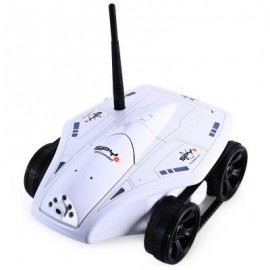 image of NO.777 - 325 WIFI FPV REMOTE CONTROL TANK HD CAMERA RC TELECONTROL TOY (WHITE) US PLUG