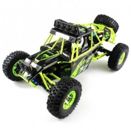 image of WLTOYS NO. 12428 1 / 12 2.4GHZ HIGH SPEED 4WD CLIMBING RC CAR (BLACK AND GREEN) -