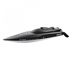 image of FEILUN FT011 2.4G RC BOAT HIGH SPEED BRUSHLESS MOTOR BUILT-IN WATER COOLING SYSTEM (BLACK AND WHITE AND RED) -