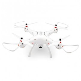 image of SYMA X8 PRO GPS BRUSHED RC QUADCOPTER RTF WIFI FPV 720P CAMERA / ALTITUDE HOLD / ONE KEY RETURN (WHITE) 0
