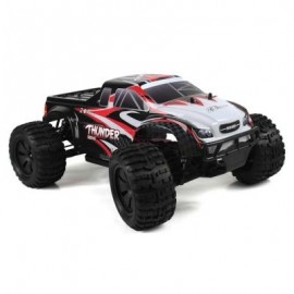 image of ZD RACING 10427 - S 1:10 BIG FOOT RC TRUCK RTR 2.4GHZ 4WD / SPLASHPROOF 45A ESC / 3.5KG HIGH-TORQUE SERVO (BLACK AND RED) BRUSHED VERSION